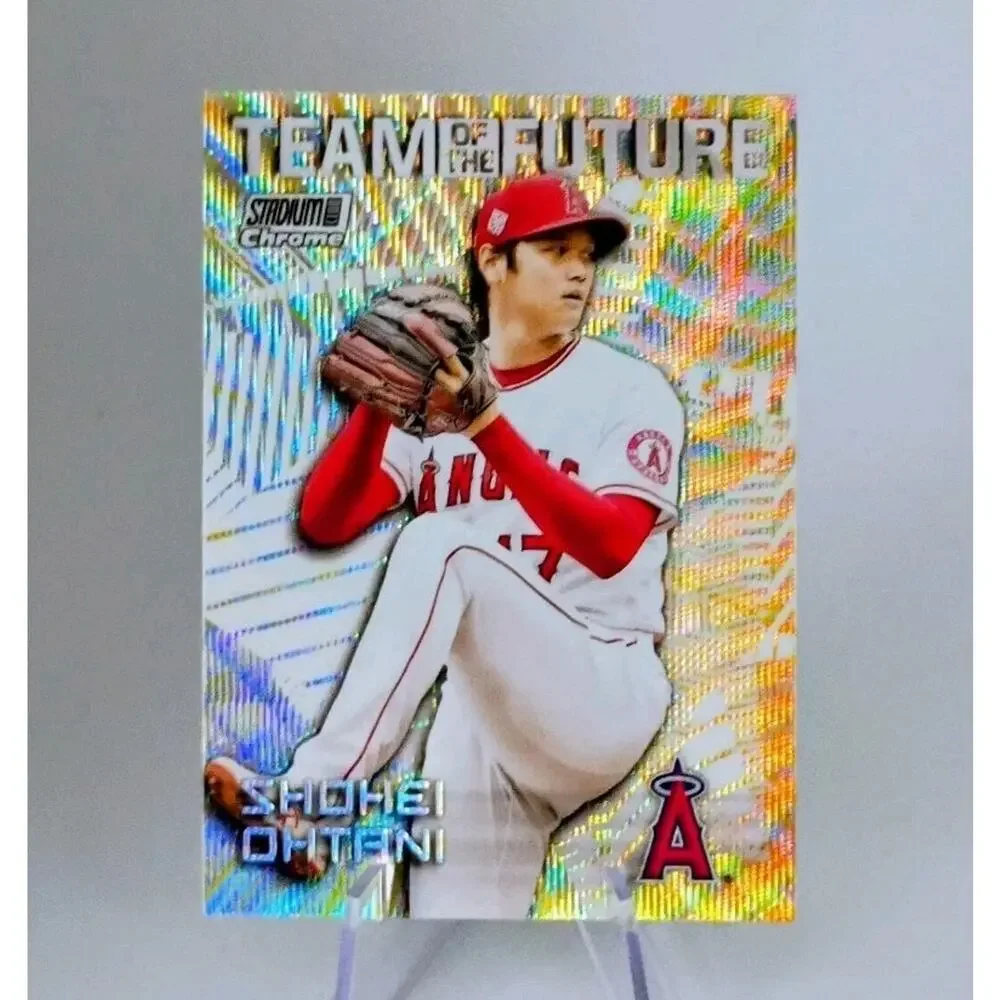 Shohei Ohtani #TOF-17 Stadium Club Team Of The Future REFRACTOR 2023